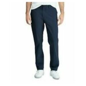 TORIN OPIFICIO Mens Teal Straight Leg, Classic Fit Cotton Blend Chino Pants 50